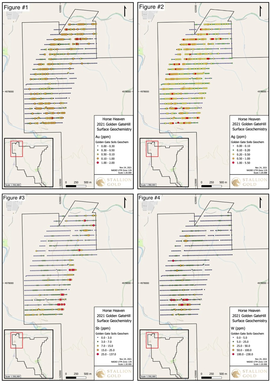 Stallion Geochemical Maps - Figure 1-4
