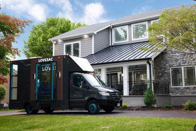 With Lovesac Mobile Concierge, customers can receive a live demonstration on how Sactionals work.