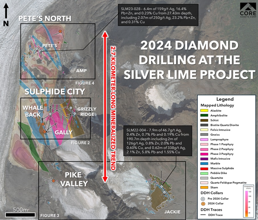 Core Assets Drills Longest Massive Sulphide Intercept to Date 11.78m of 10.6% Zinc, 0.36% Copper & 16g/t Silver from Surface