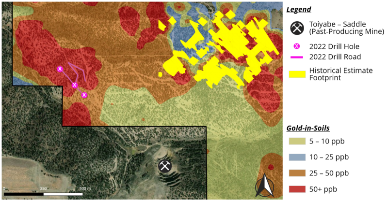 Figure 2: Drill Testing the California Target Area