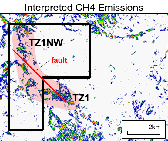 Interpreted CH4 Emissions Map