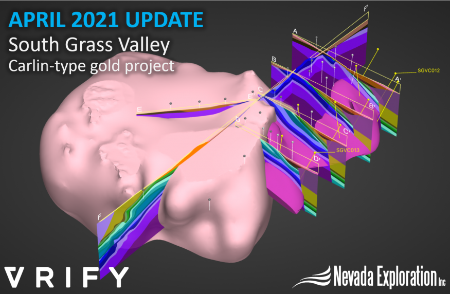 South Grass Valley Carlin-Type Gold Project 3D VRIFY Model