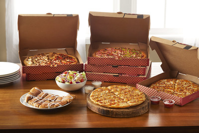 Pizza Inn announces the return of the popular Contactless Buffet To-Go. America’s Hometown Pizza Place offers three value meals featuring unmatched variety with half-build pizzas, salads and dessert, available for carryout and delivery.