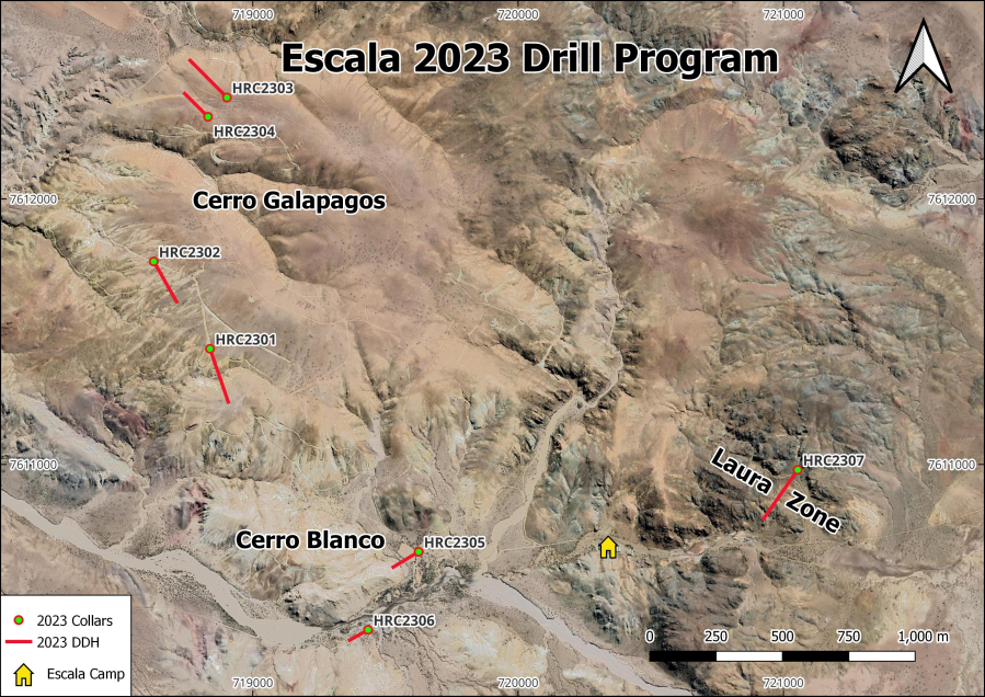 Drill Hole Location Map