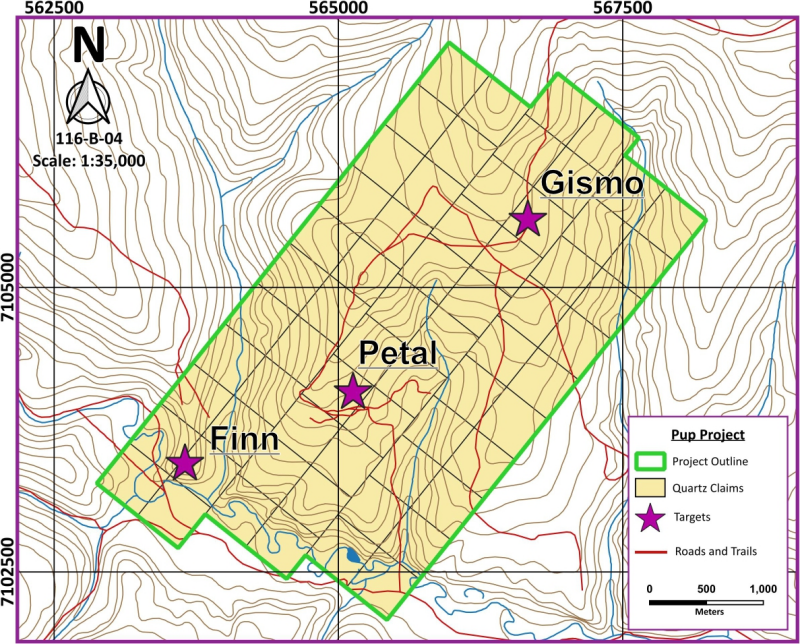 Figure 1: Project map showing zone location