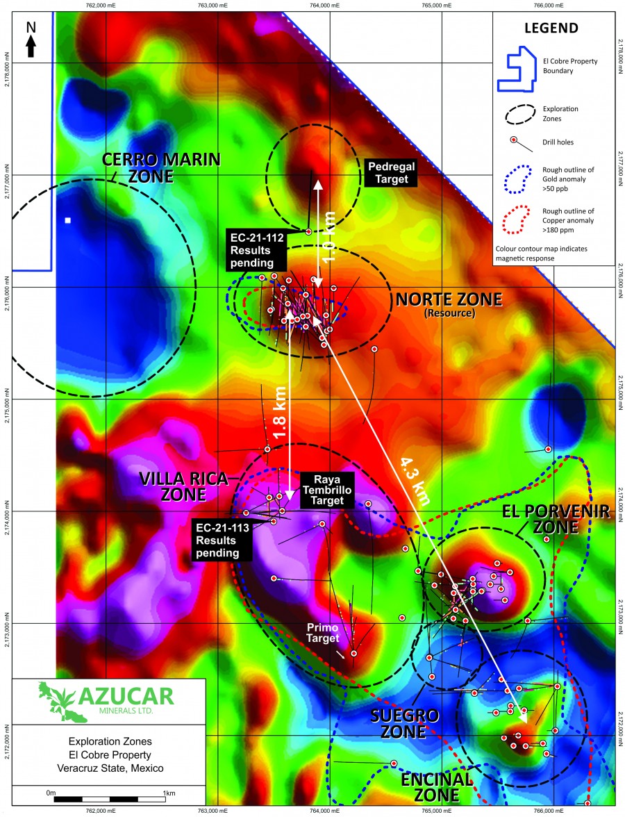 El Cobre Project Map