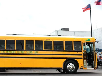 Blue Bird Type C and D electric buses come standard with Nuvve’s V2G platform integration