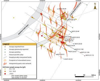 Figure 2: Lotto Plan View (CNW Group/New Found Gold Corp.)