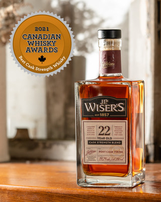 Corby Spirit and Wine's whiskies earned top accolades at this year’s virtual Canadian Whisky Awards (CNW Group/Corby Spirit and Wine Communications)