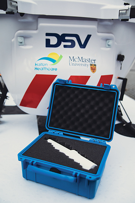 DRONE DELIVERY CANADA CARE BY AIR PROJECT WITH HALTON HEALTHCARE & DSV CANADA COMMERCIALLY OPERATIONAL (CNW Group/Drone Delivery Canada Corp.)
