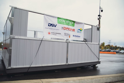 DRONE DELIVERY CANADA CARE BY AIR PROJECT WITH HALTON HEALTHCARE & DSV CANADA COMMERCIALLY OPERATIONAL (CNW Group/Drone Delivery Canada Corp.)