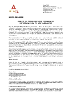 AFRICA OIL ANNOUNCES THE DECISION TO WITHDRAW FROM ITS KENYA PROJECT (CNW Group/Africa Oil Corp.)