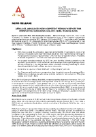 AFRICA OIL ANNOUNCES NEW COMPETENT PERSON’S REPORT FOR PROSPECTIVE RESOURCES IN BLOCK 3B/4B, ORANGE BASIN (CNW Group/Africa Oil Corp.)
