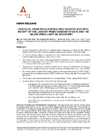 AFRICA OIL ANNOUNCES STRONG FIRST QUARTER 2022 WITH RECEIPT OF THE LARGEST PRIME DIVIDEND TO DATE AND THE MAJOR VENUS LIGHT OIL DISCOVERY (CNW Group/Africa Oil Corp.)