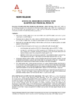 Africa Oil Announces Strong Third Quarter 2021 Financial Results (CNW Group/Africa Oil Corp.)