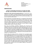 Africa Oil Announces the Receipt of $75 Million Prime Dividend, Debt Repayment and Positive Prime RBL Update (CNW Group/Africa Oil Corp.)