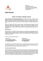 Kenya Tax Appeals Tribunal Update (CNW Group/Africa Oil Corp.)