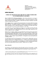 Africa Oil Reiterates 2020 and 2021 Oil Price Hedges and Its 2020 Management Guidance (CNW Group/Africa Oil Corp.)