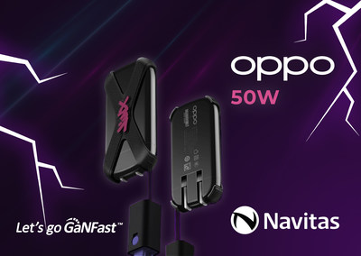 Navitas is very honored to once again assist the release of OPPO 50W ultra-thin and ultra-fast cookie charger through the excellent design of Powerland Electronics.