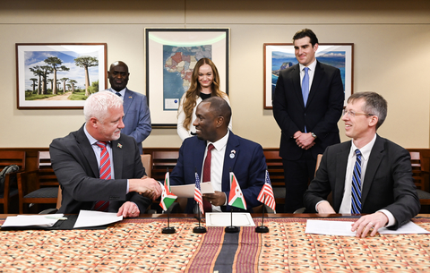 Official signing of an exclusivity agreement with the Government of Burundi in Washington D.C., at the U.S. Department of State, hosted by Deputy Assistant Secretary of State for Central Africa and Commercial Engagement in the Bureau of African Affairs, Sarah Troutman