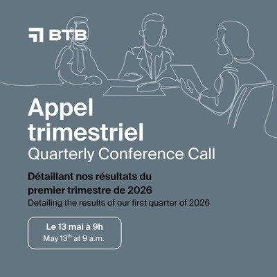 Conference Call Q1 2026 (CNW Group/BTB Real Estate Investment Trust)