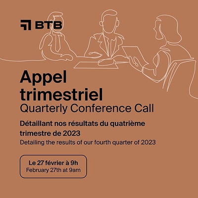 Conference Call Q4 2023 (CNW Group/BTB Real Estate Investment Trust)