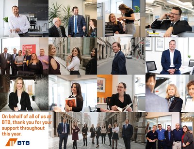 On behalf of all of us at BTB, thank you for your support. (CNW Group/BTB Real Estate Investment Trust)