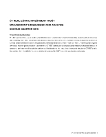 CT REIT Reports Strong Second Quarter 2019 Results (CNW Group/CT Real Estate Investment Trust (CT REIT))