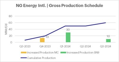 NG Energy Intl.|Gross Production Schedule (CNW Group/NG Energy International Corp.)