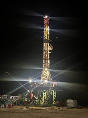 Drilling Rig at Aruchara-3 Platform (CNW Group/NG Energy International Corp.)