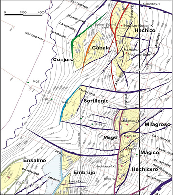SINU-9 Structural Map (CNW Group/NG Energy International Corp.)