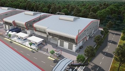 Rendering of Equinix JH1 International Business Exchange (IBX) in Johor, Malaysia