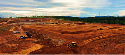 Sigma Lithium is currently in construction at its wholly owned Grota do Cirilo Project in Brazil, which includes a state-of-the-art, green-tech processing plant that uses 100% renewable energy, 100% recycled water and 100% dry-stack tailings. (PRNewsfoto/Sigma Lithium)