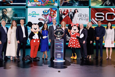 Disney rang NYSE bell from its Upfront on May 12