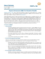 Keyera Announces 2026 First Quarter Results (CNW Group/Keyera Corp.)