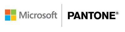 Microsoft | Pantone logo lockup