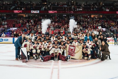 Intact Insurance celebrates partnership with PWHL and congratulates the Montréal Victoire on winning the 2026 PWHL Walter Cup. Photo credit: Arianne Bergeron (CNW Group/Intact Financial Corporation)