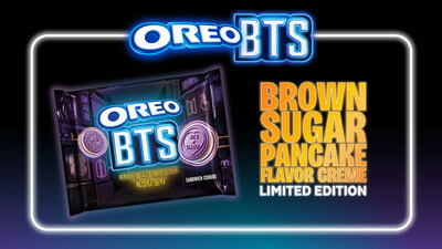Each OREO cookie is filled with a sweet creme that remixes the flavors of hotteok, a popular street food in Korea that reminds the band of home.