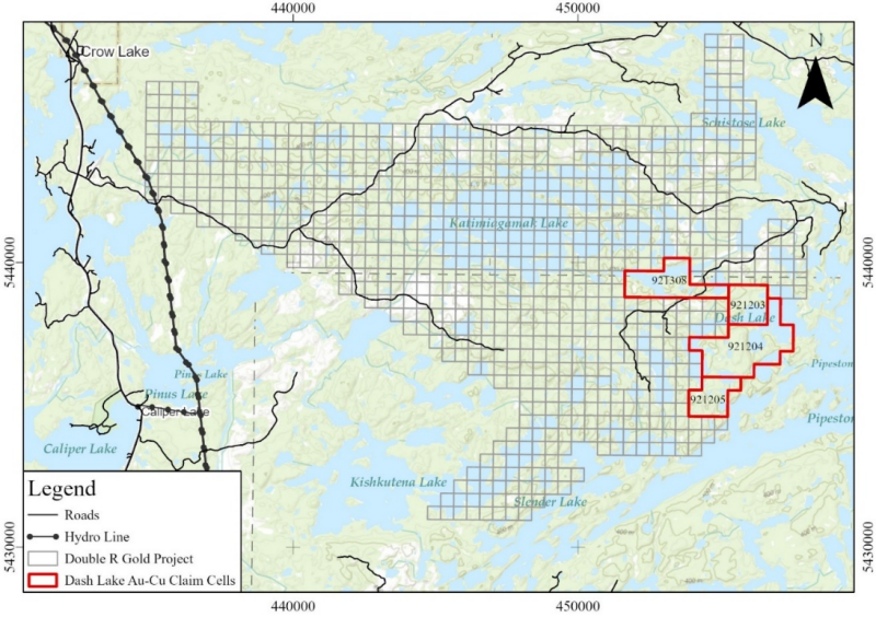 Figure 1: The claims outlined in red represent the Dash Lake Project, which will now be part of the RR Project. The claims outlined in grey represent New Age Metals’ 100%-owned RR Gold Project, which adjoins what is now Coeur Mining’s project area. Earlier this year, Coeur completed its friendly acquisition of New Gold Inc. in a transaction valued at approximately US$7 billion. New Gold’s former production facility, now owned by Coeur, is 35 km SW to NAM’s RR Gold Project and is known as the Rainy River Mine. The Kenora mining district has seen a significant increase in exploration activity over the past 18 months, supported by strong infrastructure, a long history of gold exploration and mining, and renewed interest from major mining companies in the region.