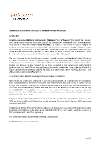 ShaMaran Announces Successful Retail Private Placement (CNW Group/ShaMaran Petroleum Ltd.)