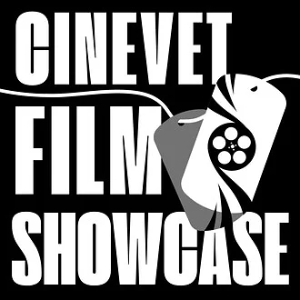 The CineVet Veteran Film Showcase logo. CineVet is presented in partnership with The New School's Center for Military-Affiliated Students, AMC Global Media's Future of Film initiative, and IFC Center.