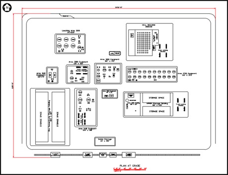Figure 2: FEL-1 Study HPMSM Plant Plot Plan