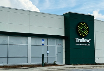 Trulieve Panama City (pictured), located at 1020 E 23rd St., and Trulieve Madison, located at 456 W Base St., will be open 9 a.m. – 8:30 p.m. Monday through Saturday and 11 a.m. – 8 p.m. on Sundays, offering walk-in and express pickup service.