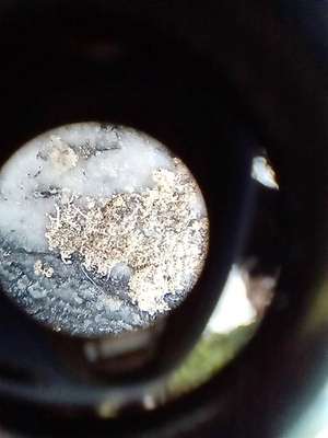 Figure 2. Abundant coarse (up to 2 cm x 1.5 cm) electrum in hole DH276. Coarse electrum correlates with high-grade assays (CNW Group/Outcrop Silver & Gold Corporation)