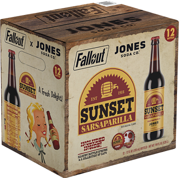 Sunset Sarsaparilla 12-pack (CNW Group/Jones Soda Co.)