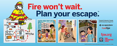 Fire Prevention Week Banner (CNW Group/The Co-operators Group Limited)